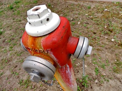 Cast Iron hydrant industrial photo