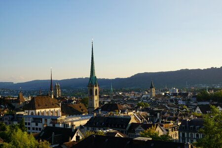 Switzerland roofs city