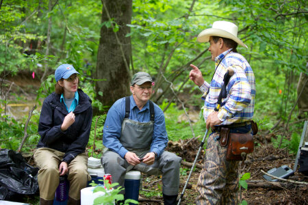 FWS employees surveying and assessing rivers and streams-2