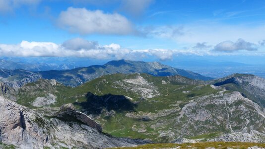 Summit viewpoint alpine