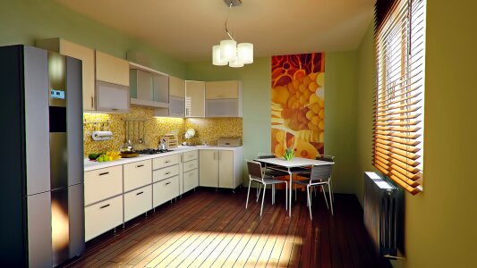 Kitchen apartment home