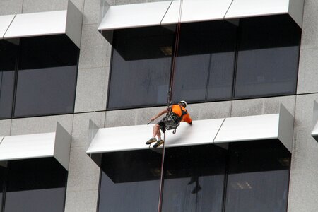 Architecture glass facades workplace photo