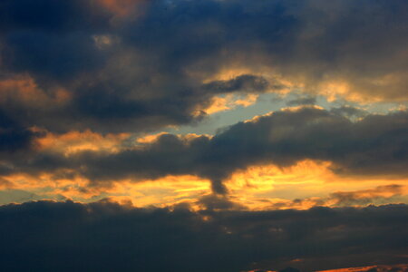 Glowing sky