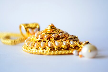 Gold Necklace Pendant photo