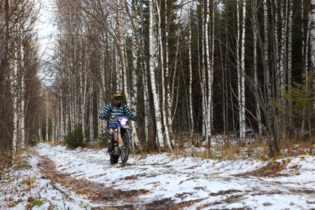 Motorcyclist photo