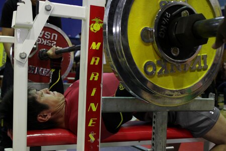 Weights workout exercise