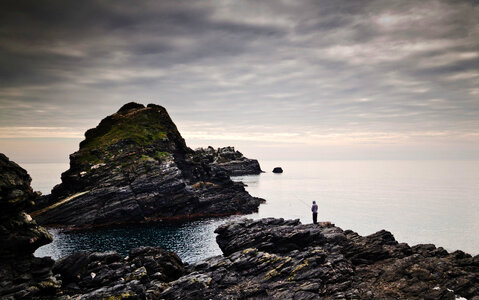 Rocky Coastline in Almunecar, Spain