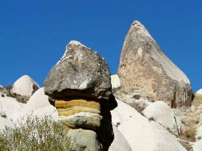 Turkey rocky hill boulders photo