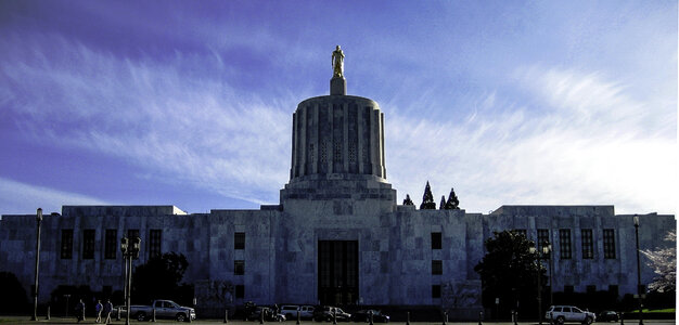 Oregon State Capital in Salem, Oregon