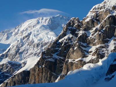 Lenticular cap over Mt. McKinley photo