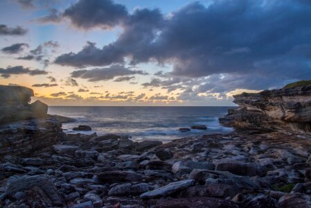 Sunrise ocean sea