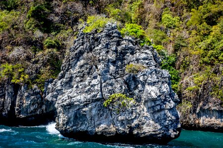 Water cliff ocean view
