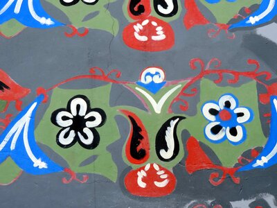 Arabesque graffiti cotton