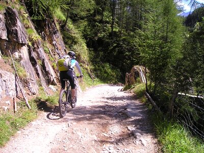 Transalp bike ride bicycle tour photo