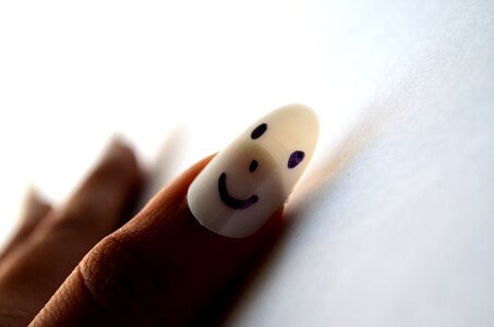 Smiley Nail Art photo