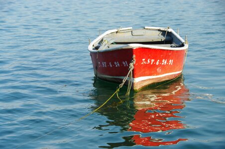 Ocean travel red