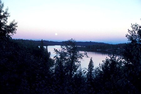 Full full moon lake