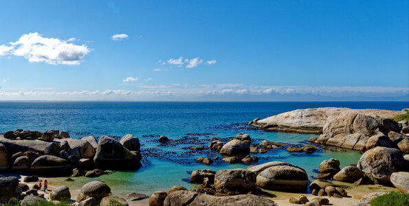 Beautiful Boulders beach landscape