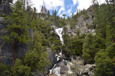 Waterfall at Yosemite National Park photo