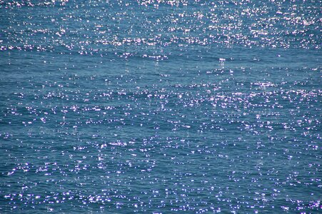 Reflections sea blue