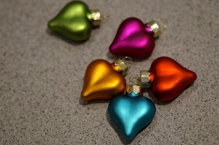 Christmas ornaments shine shiny