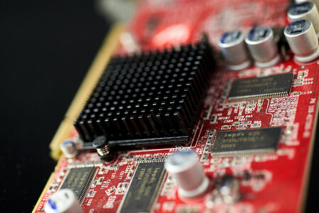 Computer Circuit Close up photo
