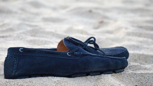 Beach sand shoes photo