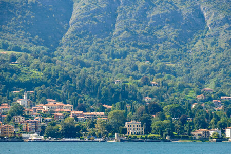 Several Villas at the Coast of Como Lake photo