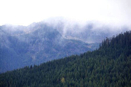 Mist mountain photo