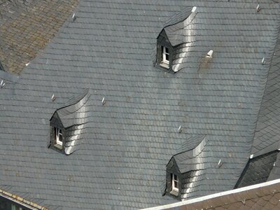 Giebelfenster roof plate slate photo