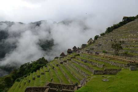 Machu Picchu is a UNESCO World Heritage Site in Peru photo