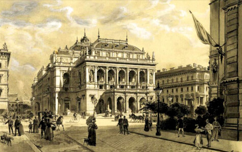 Hungarian State Opera House in Budapest, Hungary photo