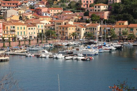 Italy port boats