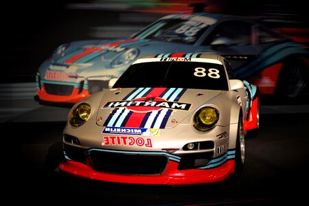 Race racetrack sports car photo