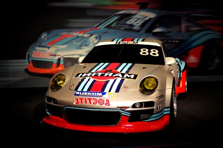 Race racetrack sports car