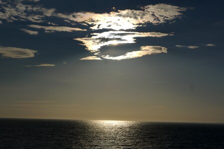 Sea summer sky