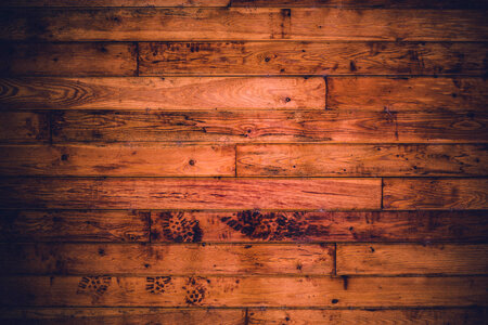 Brown floor footprints photo