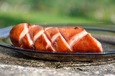 Eating an outbreak of sausage tidbit