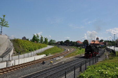 German steam engine No.9 photo