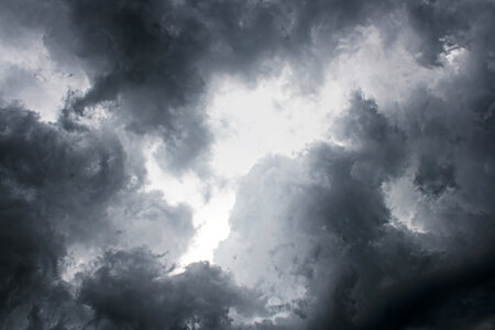 Dark Storm Clouds photo