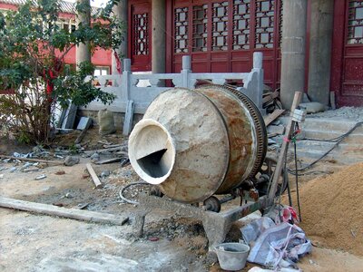 Machine building masonry photo