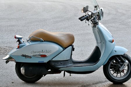 Moped nostalgia side view photo