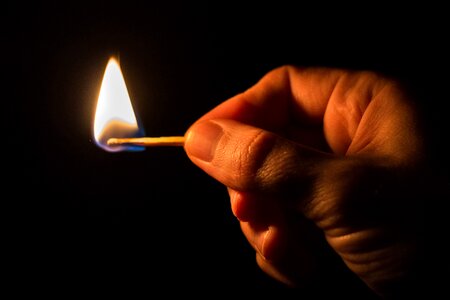 Dark finger fire