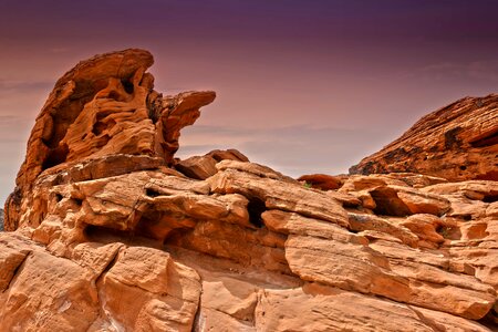 Arches canyon cliff photo