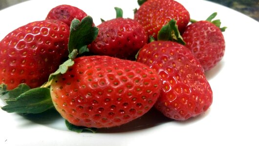 Delicious food strawberries