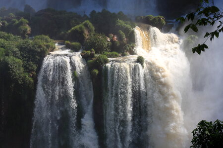 Awesome Iguazu waterfall in Argentina photo