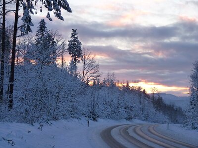 Road slippery roads roadway photo