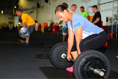 Female gym fitness