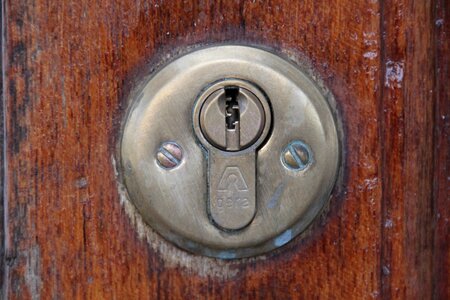 Door metal old photo