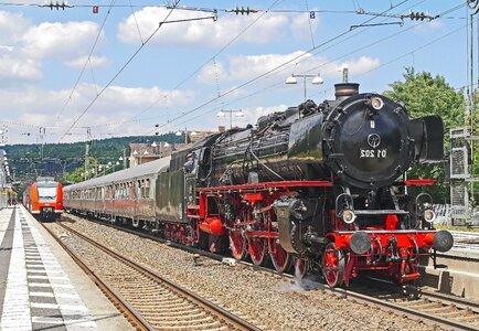 Beautiful Photo locomotive passenger photo